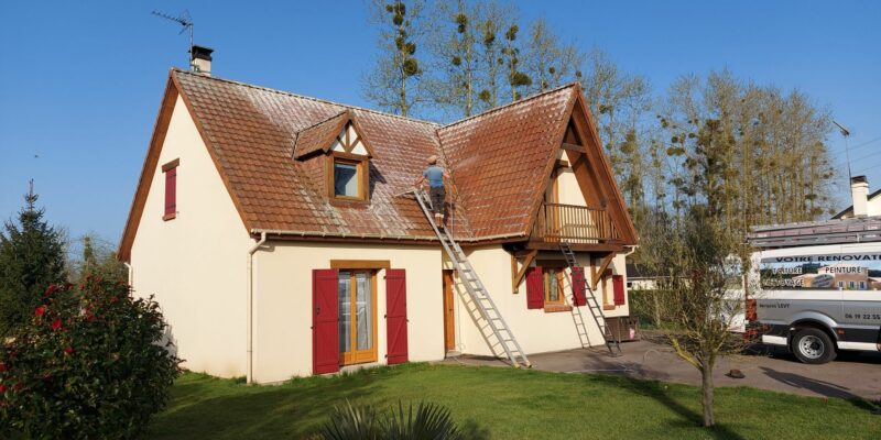 Demoussage toiture
